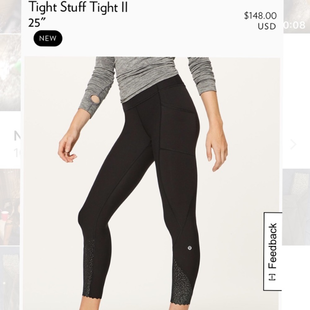 Lululemon Tight Stuff Tight II legging size 4